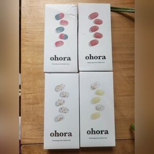 NIB 4 sets ohora SCG gel nail sets